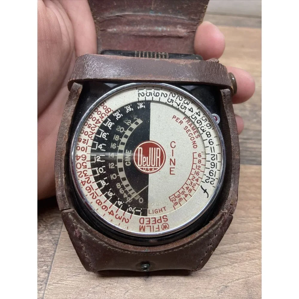 Vintage DeJUR Light Exposure Meter Model 40. Working.‎